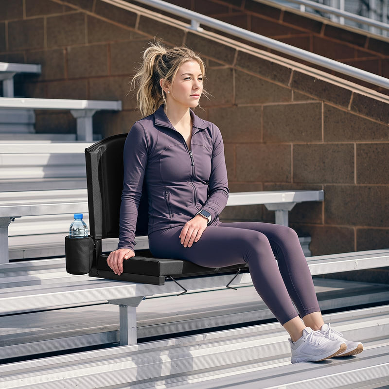 Load image into Gallery viewer, Goplus Stadium Seats with Back Support Suitable for Sports Events