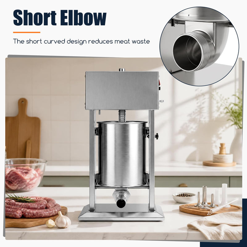 Load image into Gallery viewer, Goplus Electric Sausage Stuffer with 4 Stuffing Tubes Foot Pedal & Stepless Speed