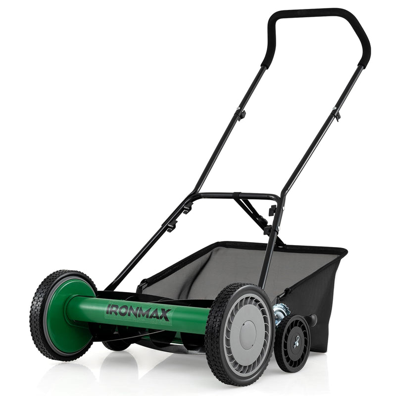 Load image into Gallery viewer, Goplus 18 Inch Push Reel Lawn Mower 5-Blade Manganese Steel Manual Grass Cutter
