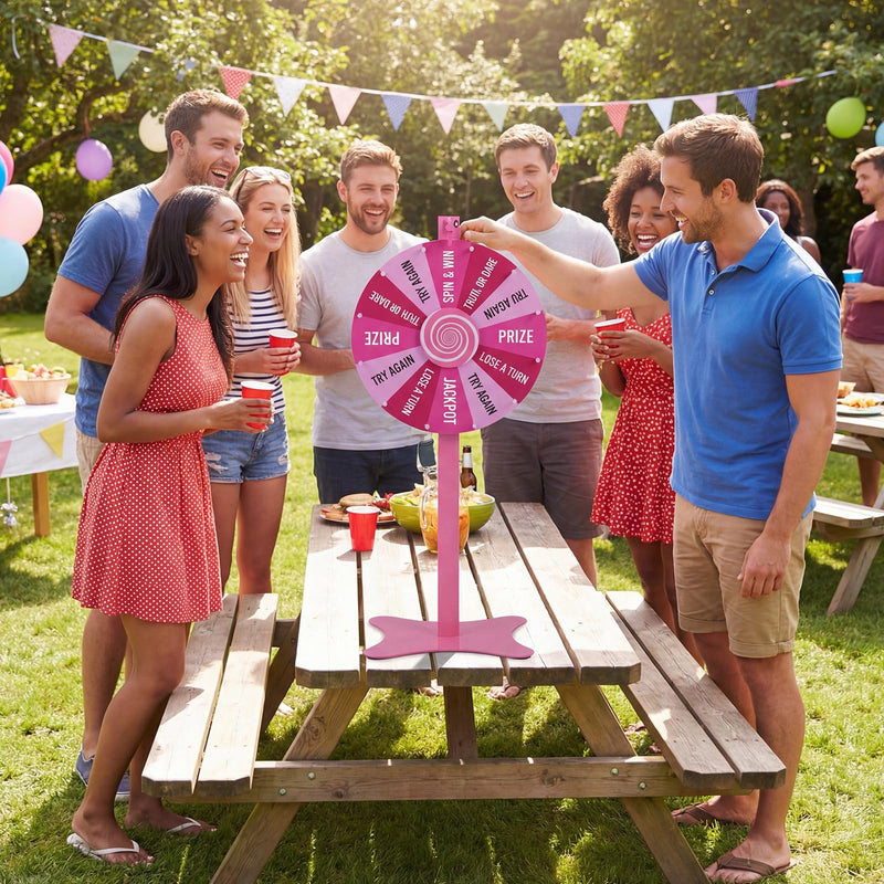 Load image into Gallery viewer, Goplus 18"/24" Prize Wheel with Blackboard Marker Eraser & Spare Pointer