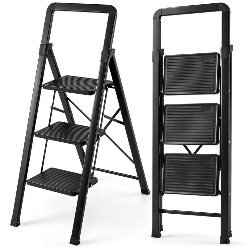 Load image into Gallery viewer, Goplus 2/3/4/5 Step Ladder | Folding Step Stool with Wide Anti-Slip Pedals