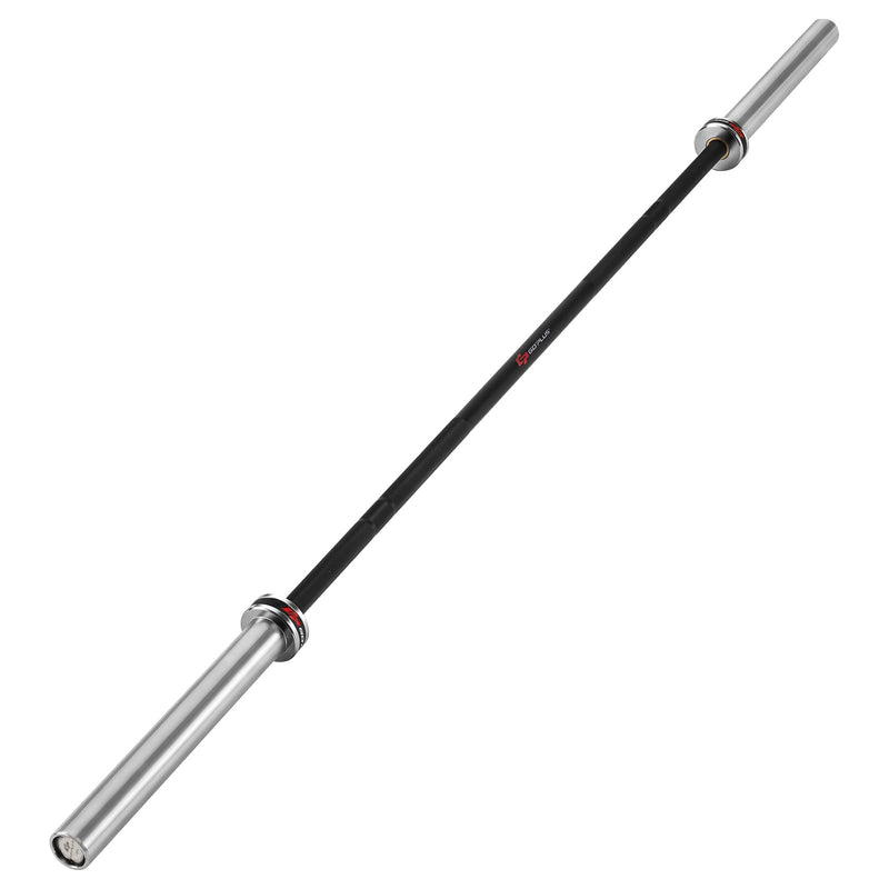 Load image into Gallery viewer, Goplus 7FT Olympic Barbell | 2000 lbs Weight Lifting Olympic Bar for Olympic Plates