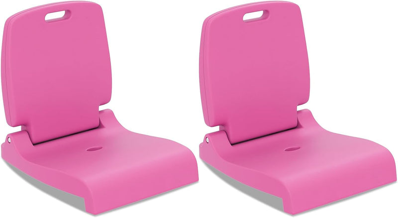 Load image into Gallery viewer, Goplus Foldable Portable Flip Seat with Back Support & 2 Handles for Edge of Pool