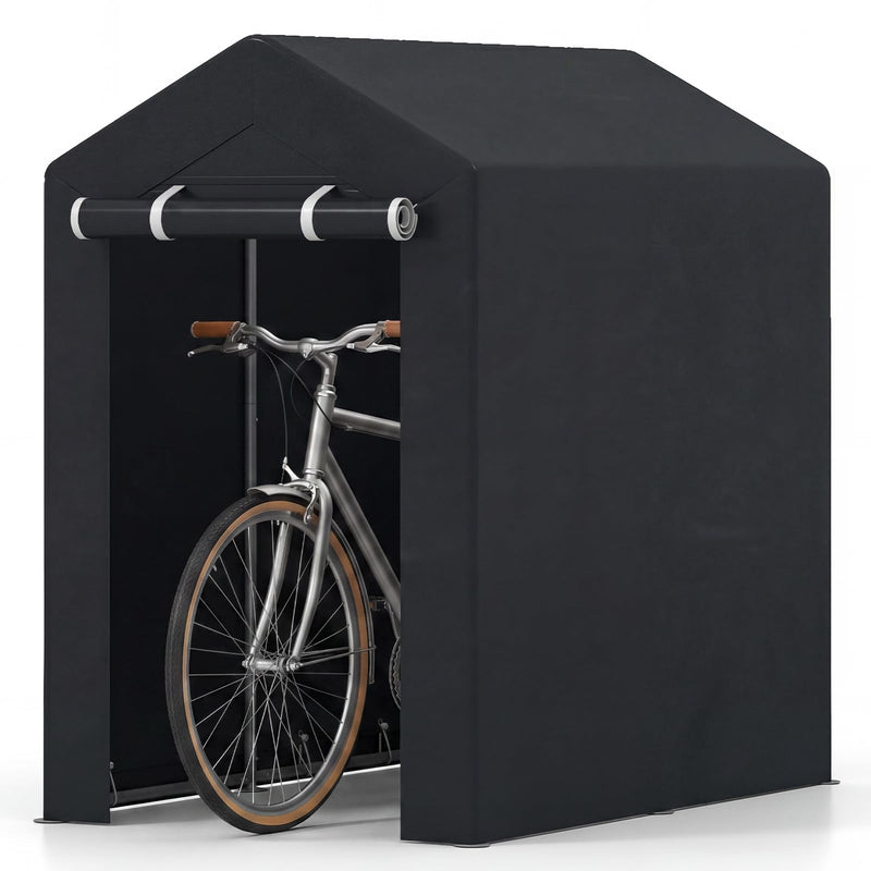 Load image into Gallery viewer, Goplus Heavy-Duty Portable Storage Shed Waterproof Outdoor Carport Garage Tent