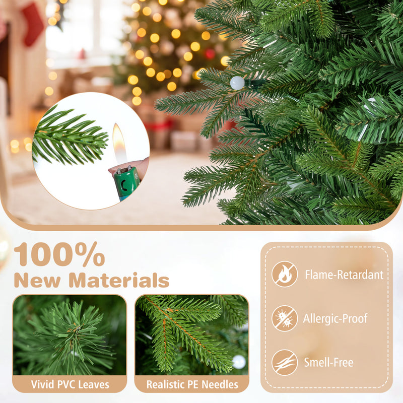 Load image into Gallery viewer, Goplus 6.3 FT Smart Pre-Lit Christmas Tree with 230 Pre-Lit RGB LED Lights