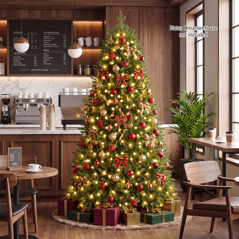 Load image into Gallery viewer, Goplus 6.3 FT Smart Pre-Lit Christmas Tree with 230 Pre-Lit RGB LED Lights
