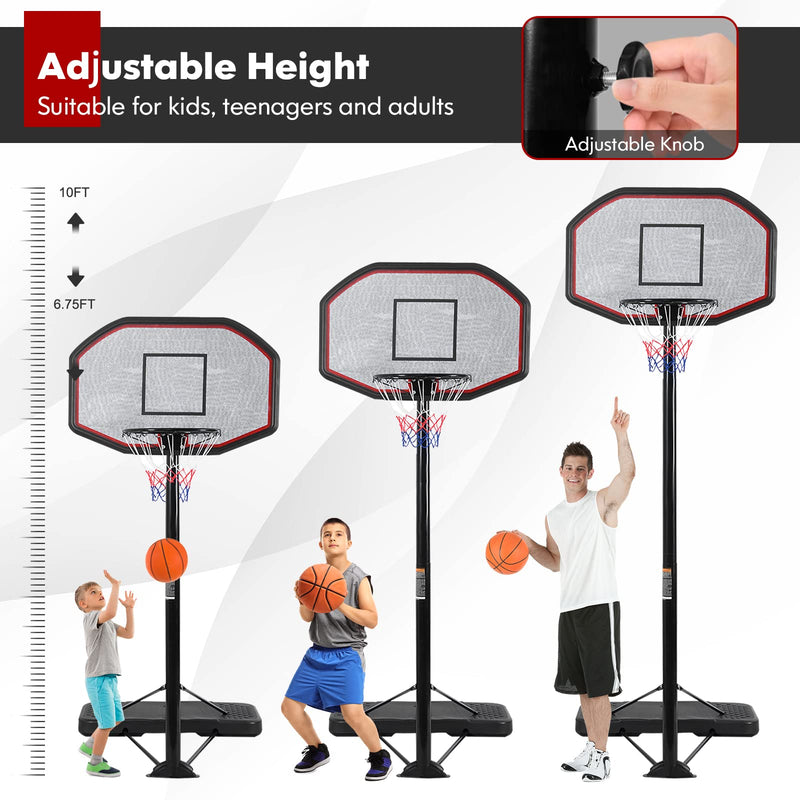 Load image into Gallery viewer, Goplus Portable Basketball Hoop Outdoor