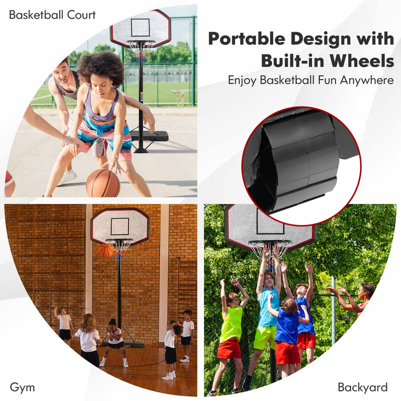 Load image into Gallery viewer, Goplus Portable Basketball Hoop Outdoor