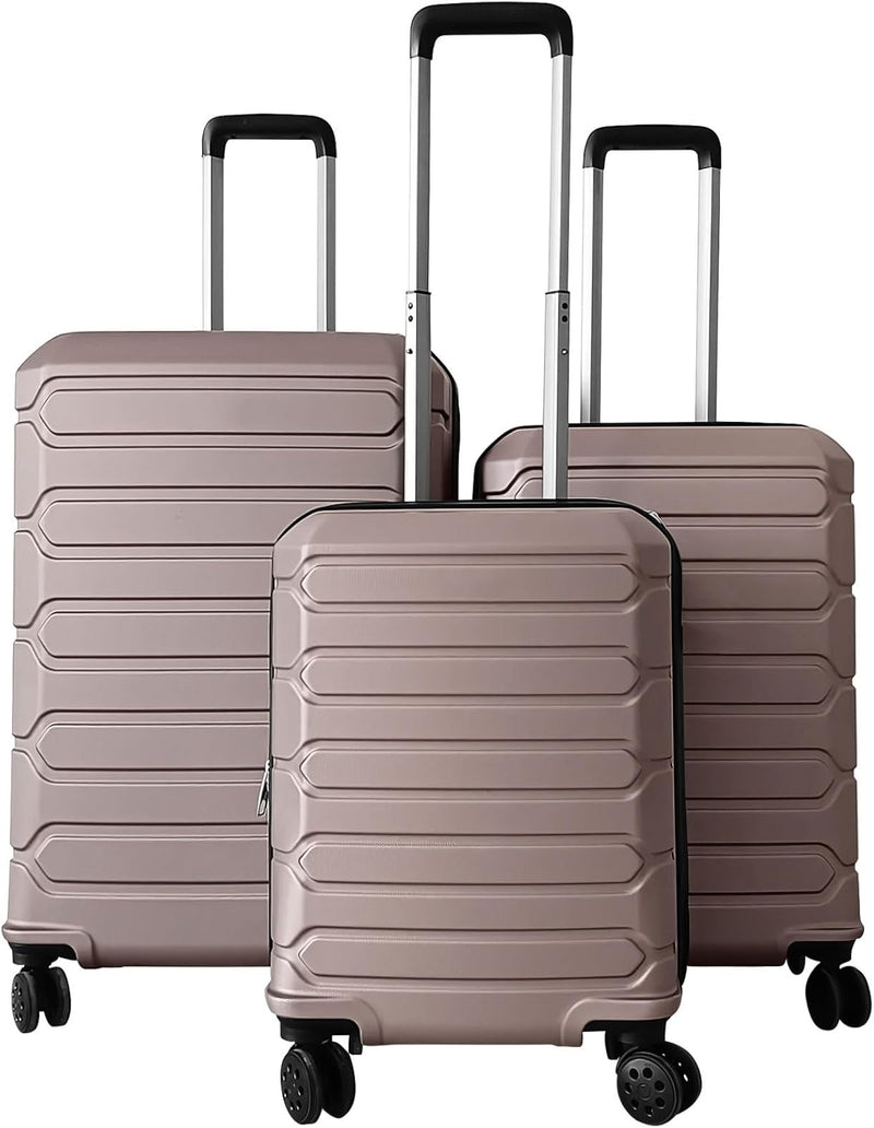 Load image into Gallery viewer, Goplus 20/24/28 Inch Lightweight Hardshell Suitcases with 360° Spinner Wheels(3 Piece Cross Stripe)