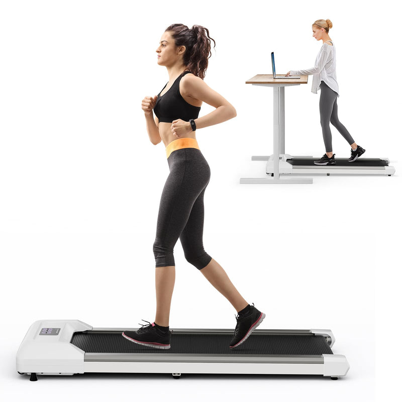 Load image into Gallery viewer, Goplus Walking Pad, 2 in 1 Under Desk Treadmill for Home and Office, Walking Pad Treadmill Under Desk with 265 lbs Capacity