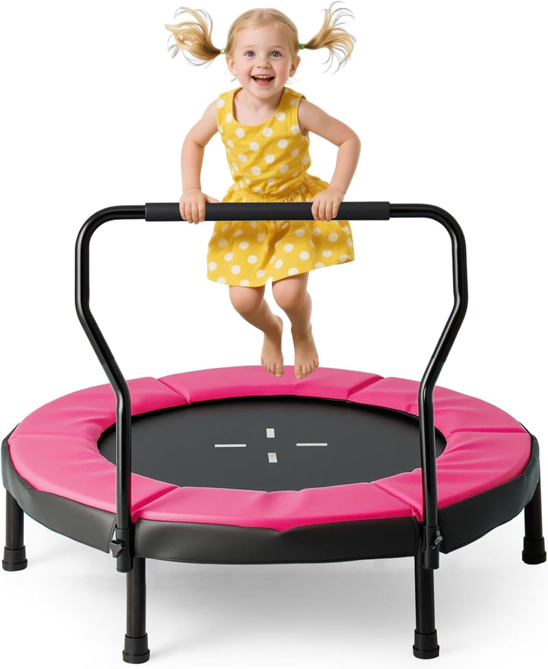 Load image into Gallery viewer, Goplus 40" Trampoline with Foam Handlebar & Safety Pad