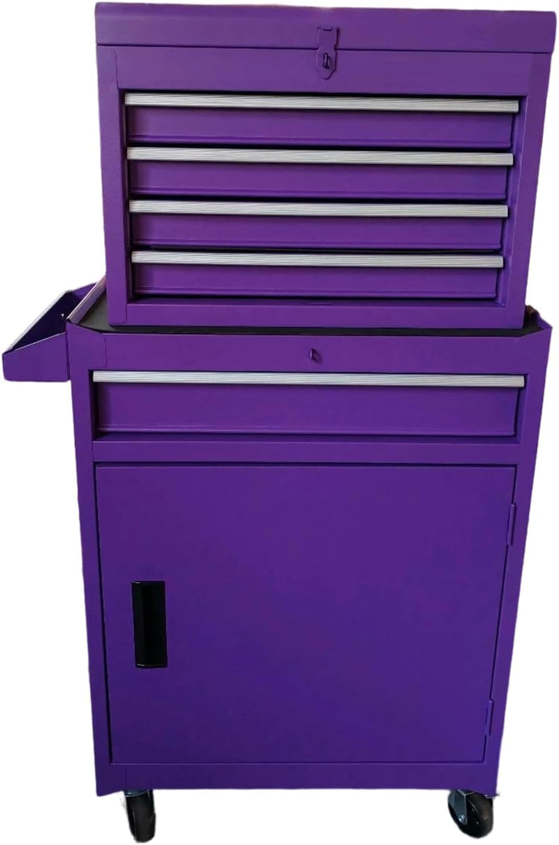 Load image into Gallery viewer, Goplus Tool Chest, 5-Drawer Rolling Tool Storage Cabinet with Detachable Top Tool Box