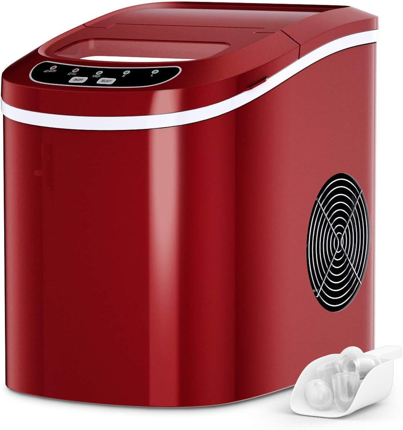 Load image into Gallery viewer, Portable Ice Maker Countertop, Electric Ice Maker with Easy Operated Panel
