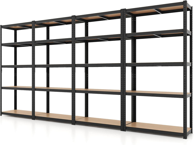 Load image into Gallery viewer, Goplus 4 Pack Heavy-Duty Metal Storage Shelves w/ 2000 lbs Max Load
