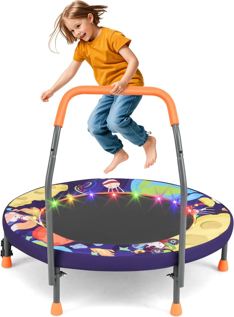 Load image into Gallery viewer, Goplus 36'' Foldable Toddler Trampoline for Kids