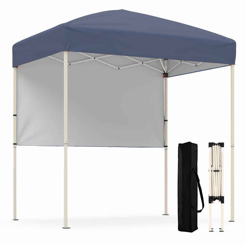 Load image into Gallery viewer, Goplus 6 x 4 FT Pop Up Canopy UPF50+ Easy Setup Tent w/ 1 Half Sidewall