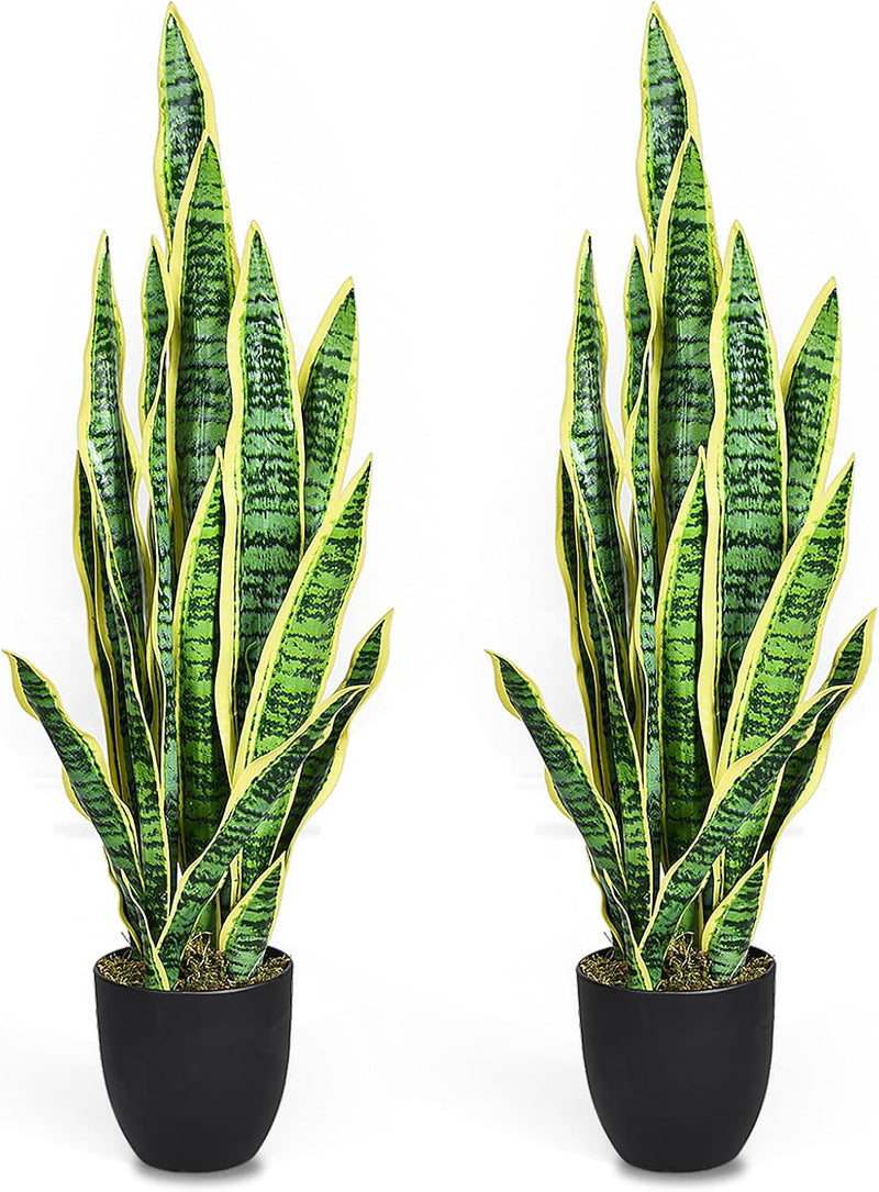 Load image into Gallery viewer, Artificial Snake Plant, 36" Fake Sansevieria
