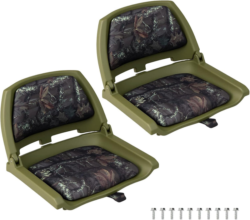 Load image into Gallery viewer, Goplus Molded Low Back Fishing Boat Chairs Marine-Grade PVC Cushion Pad