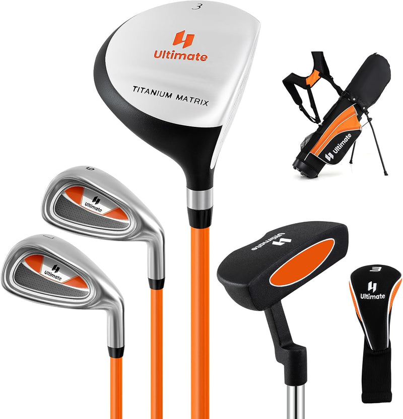 Load image into Gallery viewer, Goplus Junior Complete Golf Clubs Set for Kids, Right Hand Golf Clubs w/Stand Bag, Aged 11-13