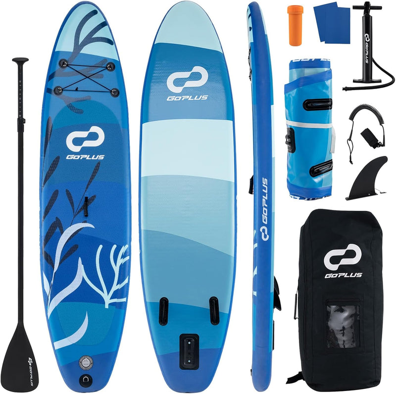 Load image into Gallery viewer, Goplus Inflatable Stand Up Paddle Board, 10FT SUP