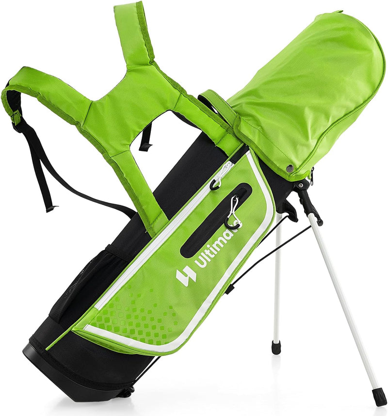 Load image into Gallery viewer, Goplus Junior Complete Golf Club Set for Kids, Right Hand Golf Clubs with Stand Bag, Rain Hood