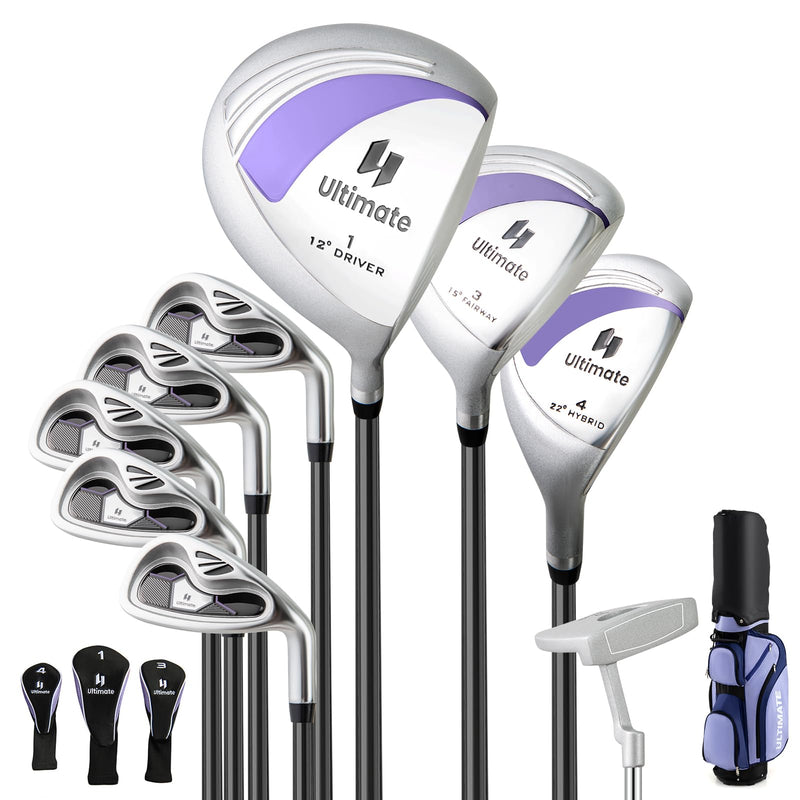 Load image into Gallery viewer, Goplus Complete Golf Club Set for Women, 9 Pieces Golf Clubs with Cart Bag