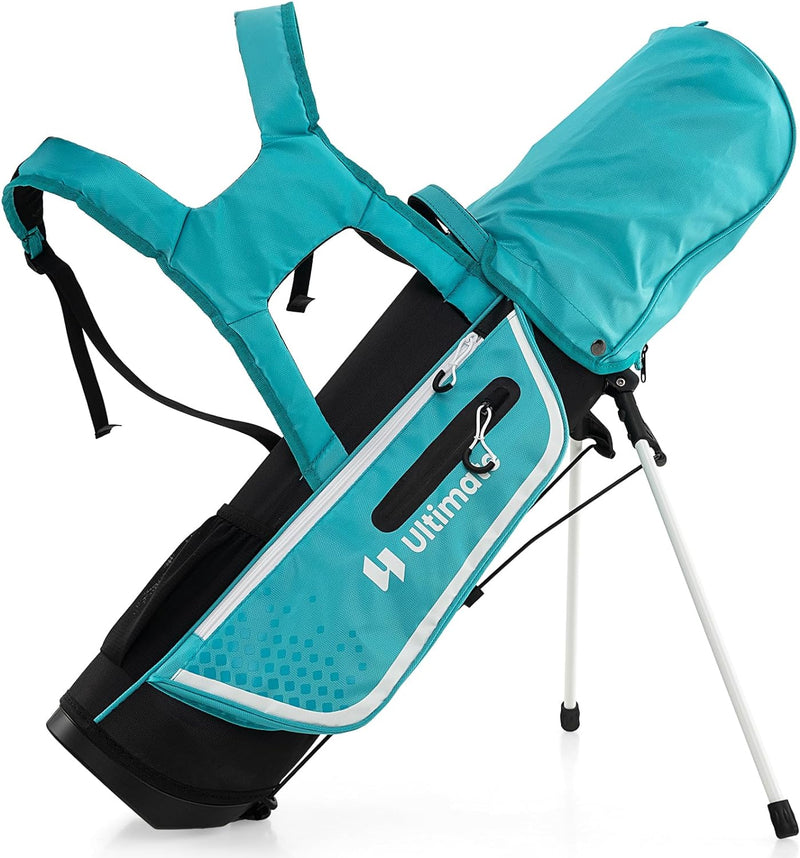 Load image into Gallery viewer, Goplus Junior Complete Golf Club Set for Kids, Right Hand Golf Clubs with Stand Bag, Rain Hood