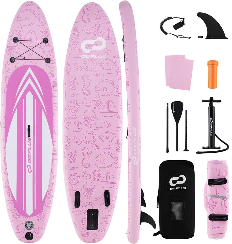 Load image into Gallery viewer, Goplus Inflatable Stand Up Paddle Board, 10FT SUP