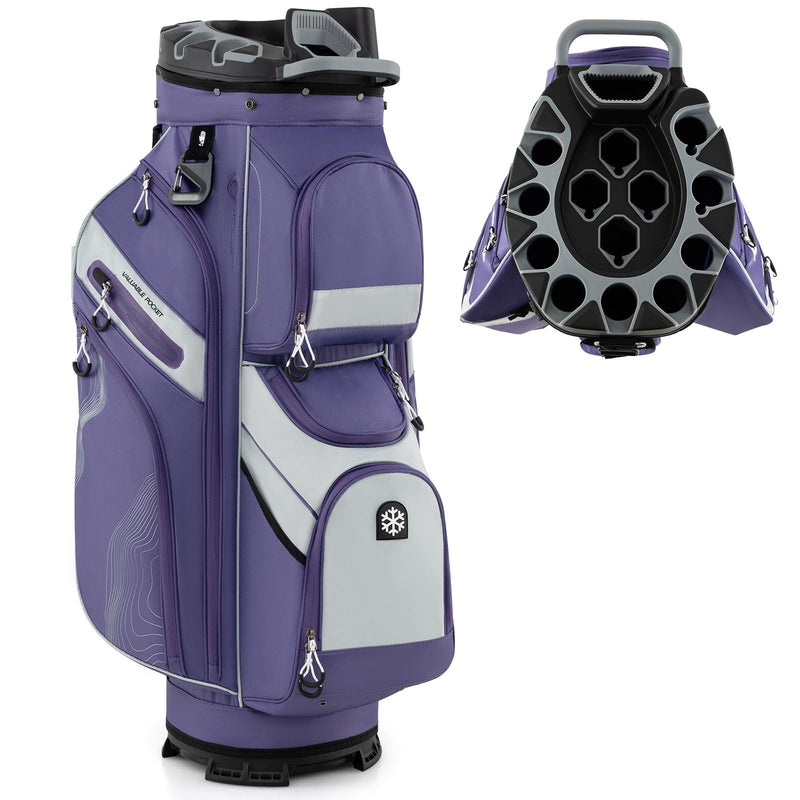 Load image into Gallery viewer, Goplus Lightweight Molded Lock Top Golf Club Bag w/14-Way Full Length Organizer Dividers