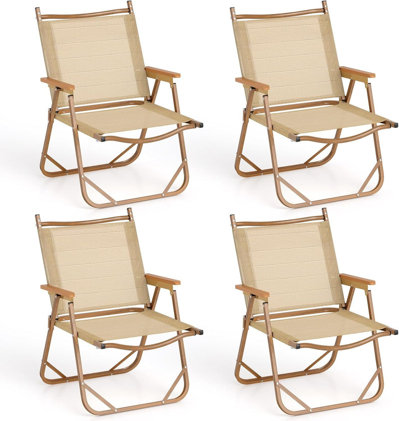 Load image into Gallery viewer, Goplus Lightweight Beach Chairs with Aluminum Frame Support 400 LBS