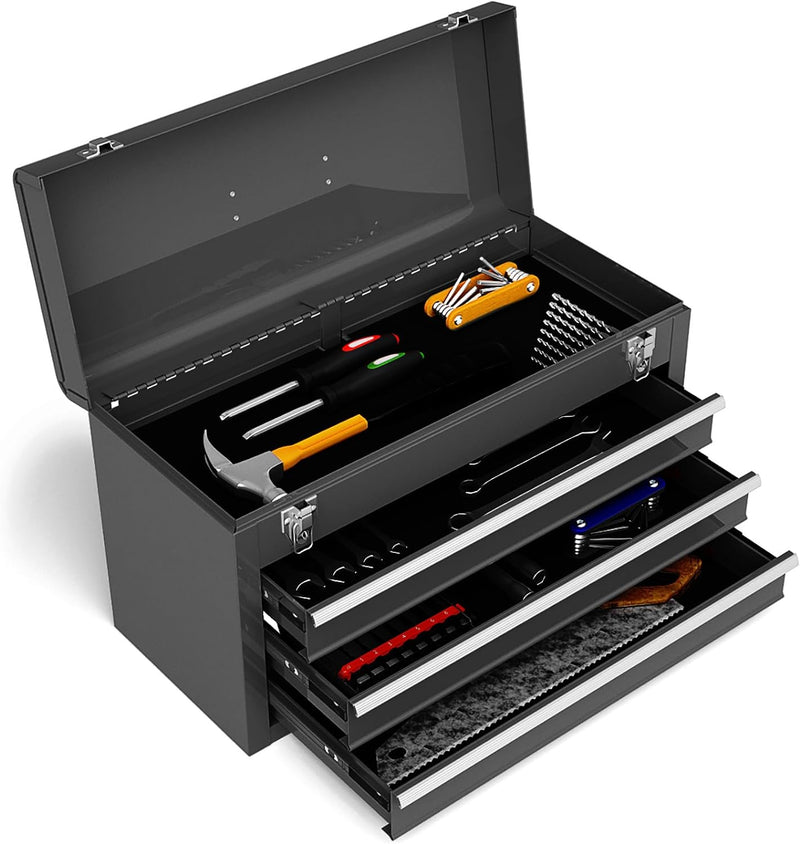 Load image into Gallery viewer, Tool Chest 20-Inch Portable Tool Box Steel Cabinet