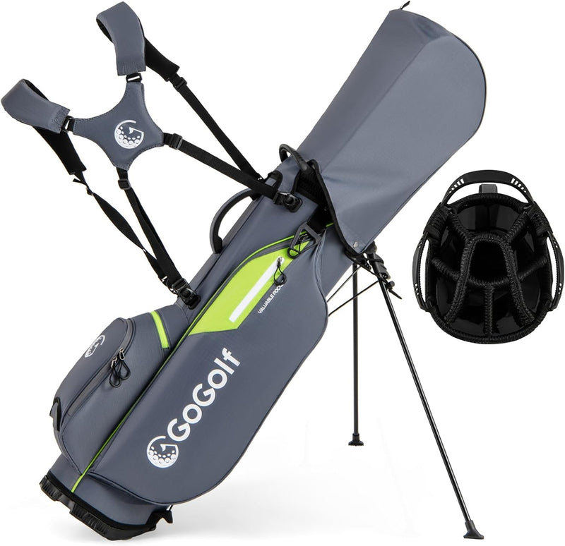 Load image into Gallery viewer, Goplus Golf Stand Bag with 8-Way Top Dividers Rain Hood 5 Pockets