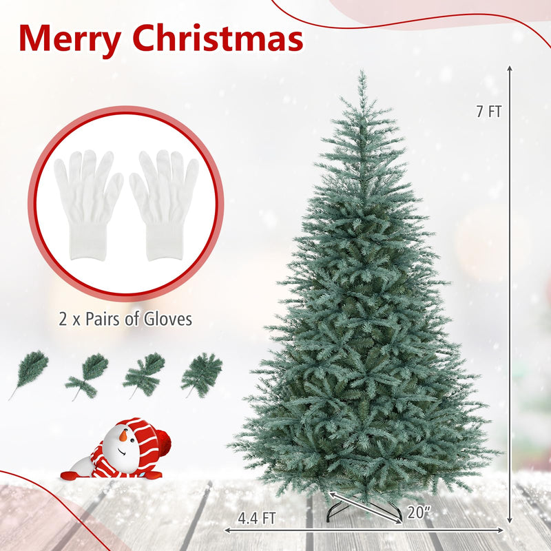 Load image into Gallery viewer, Goplus 6ft/7ft/8ft Artificial Spruce Christmas Tree with Lush Branch Tip | Indoor Holiday Decoration Tree for Home Office Party