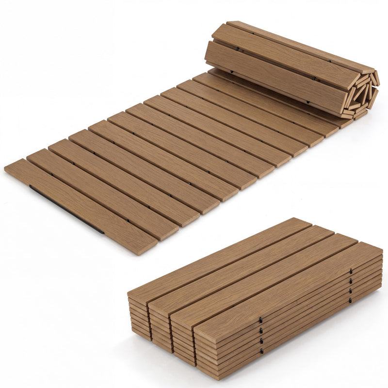 Load image into Gallery viewer, Goplus 8 FT Garden Pathway, Outdoor Roll Out Straight Walkway Patio Path, 95” x 21.5 ” x 0.5”
