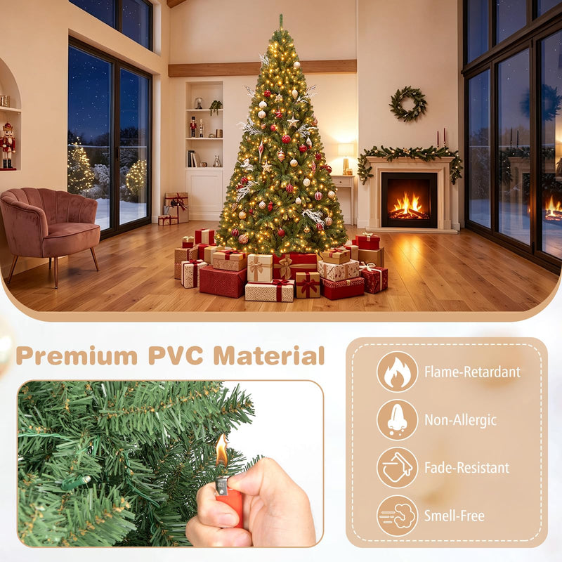 Load image into Gallery viewer, Goplus 8FT/7FT Artificial Christmas Tree | Holiday Decoration Tree Indoor Outdoor