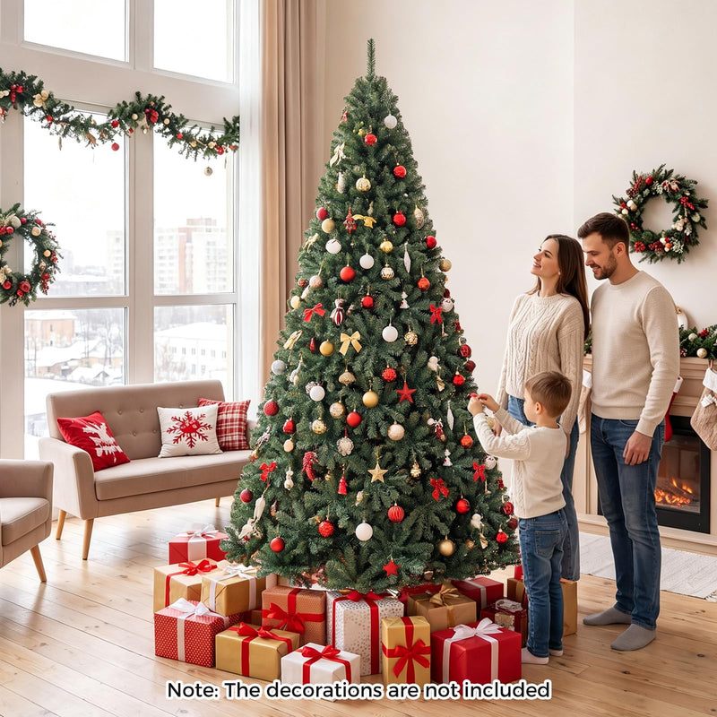Load image into Gallery viewer, Goplus 8FT/7FT Artificial Christmas Tree | Holiday Decoration Tree Indoor Outdoor