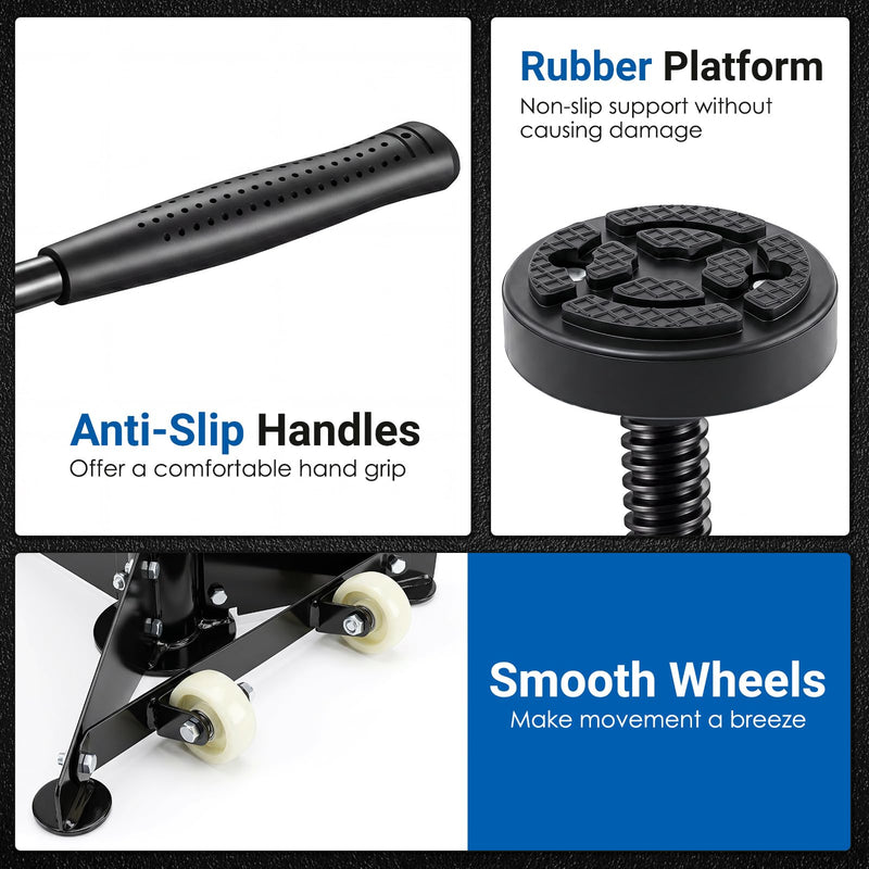 Load image into Gallery viewer, Goplus Underhoist Support Stand | 3/4 Ton Capacity Jack Stand | Lifting from 38.5" to 75.5"