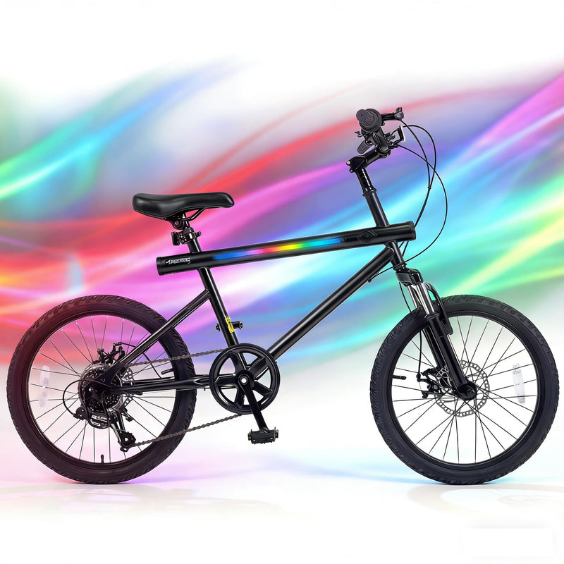 Load image into Gallery viewer, Goplus 20" LED-lit Hybrid Cycling Bike w/Stereo Speakers & High Carbon Steel Frame