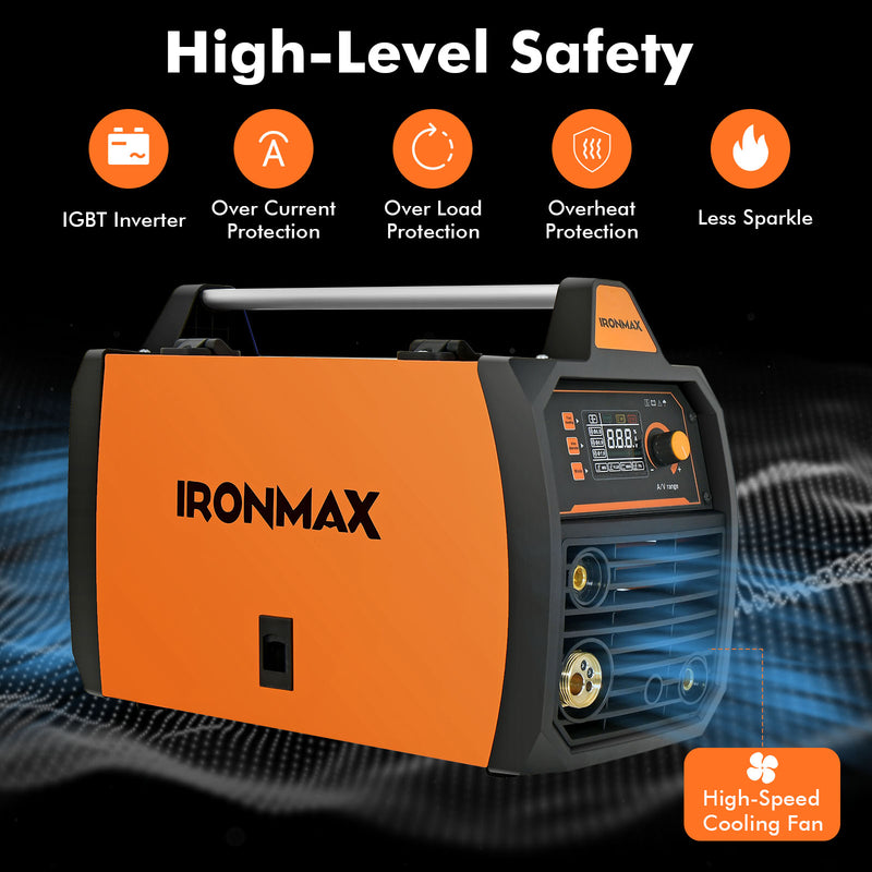 Load image into Gallery viewer, Goplus 110/220V Stick Welder, 3 in 1 MIG/TIG/MMA 160 Amp Digital Inverter IGBT Welding Machine w/LCD Display