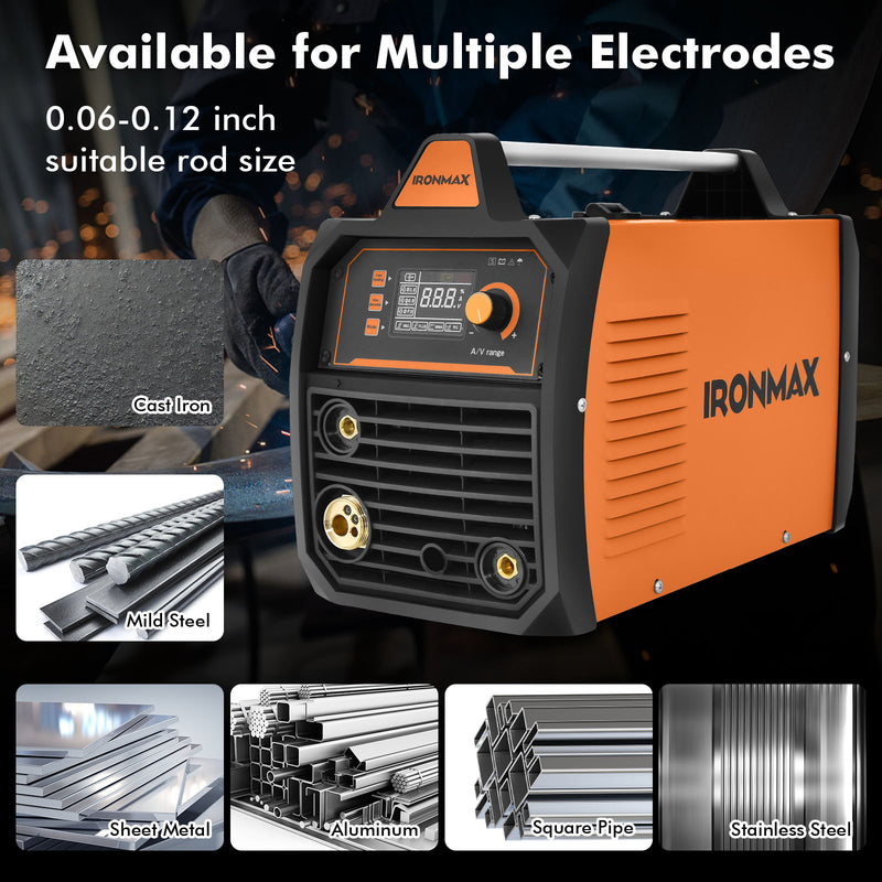 Load image into Gallery viewer, Goplus 110/220V Stick Welder, 3 in 1 MIG/TIG/MMA 160 Amp Digital Inverter IGBT Welding Machine w/LCD Display