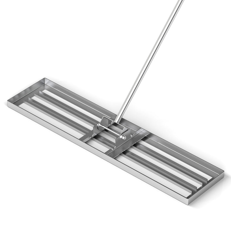 Load image into Gallery viewer, Goplus Lawn Leveling Rake, Heavy Duty Level Lawn Tool w/ Ergonomic Handle for Soil