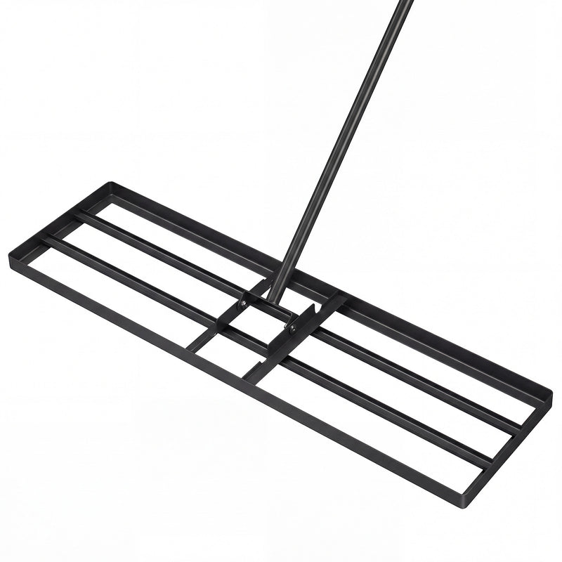 Load image into Gallery viewer, Goplus Lawn Leveling Rake, Heavy Duty Level Lawn Tool w/ Ergonomic Handle for Soil