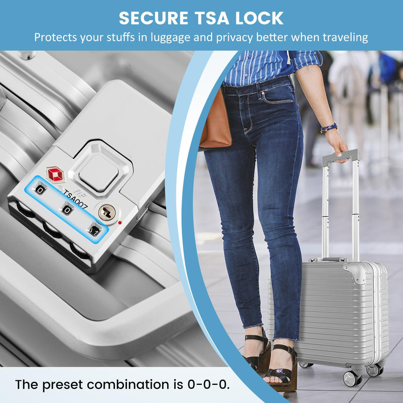 Load image into Gallery viewer, Goplus 16 Inch Underseat Carry On Luggage, Airline Approved Lightweight Mini Suitcase