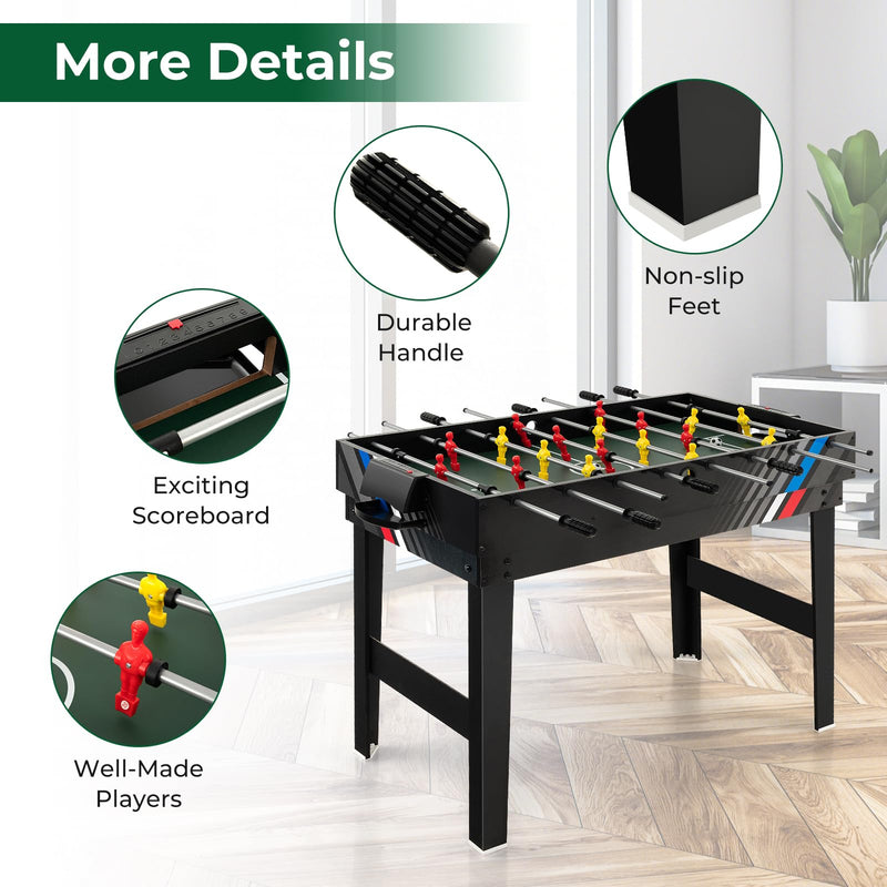 Load image into Gallery viewer, Goplus 4-in-1 Combination Game Table, Multi Game Table Set with Soccer, Air Hockey, Billiards, Table Tennis