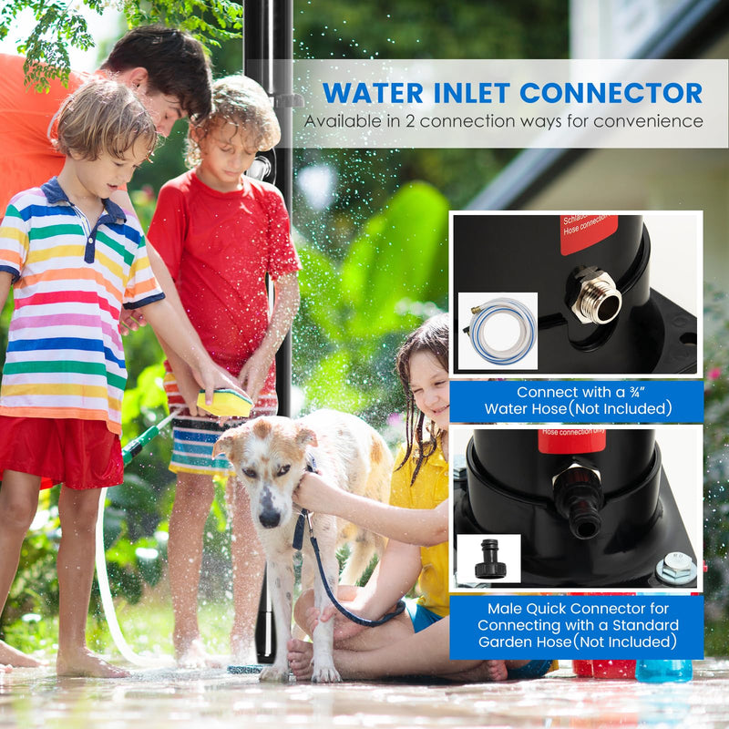 Load image into Gallery viewer, Goplus 5.3 Gallon Solar Heated Outdoor Shower