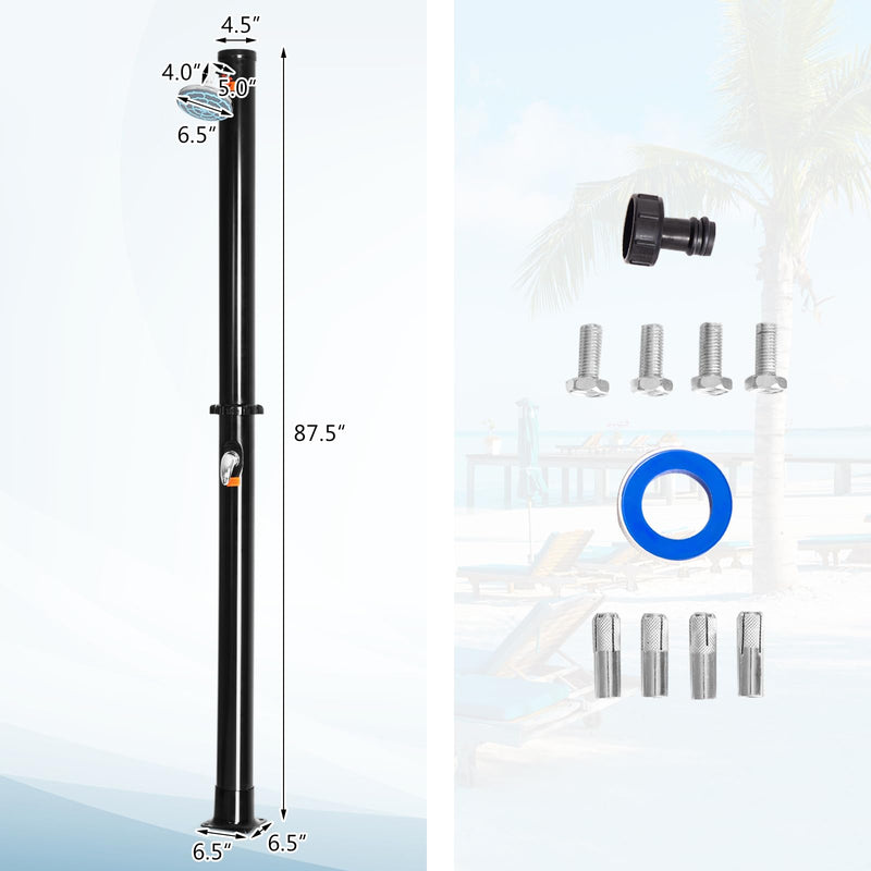 Load image into Gallery viewer, Goplus 5.3 Gallon Solar Heated Outdoor Shower