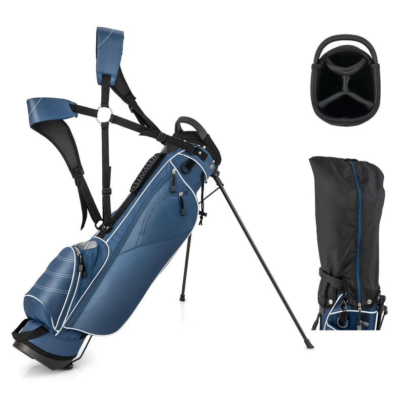 Load image into Gallery viewer, Goplus Golf Stand Bag, Lightweight Golf Club Bag with 4 Way Top Dividers
