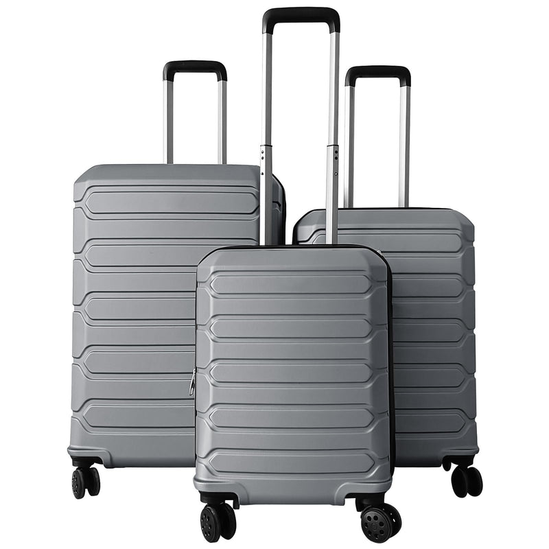 Load image into Gallery viewer, Goplus 20/24/28 Inch Lightweight Hardshell Suitcases with 360° Spinner Wheels(3 Piece Cross Stripe)