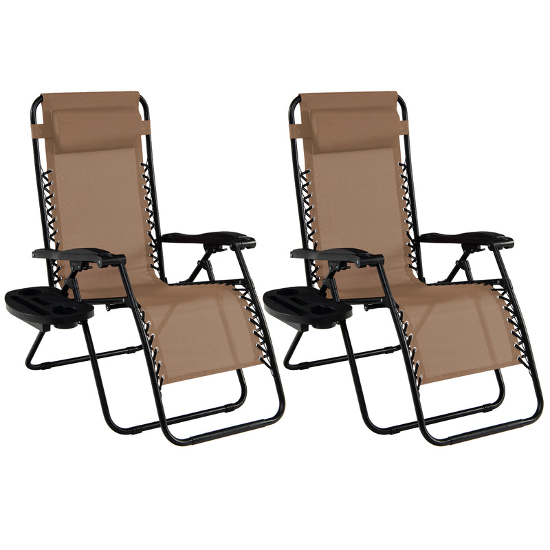 Load image into Gallery viewer, Goplus Folding Zero Gravity Reclining Lounge Chairs