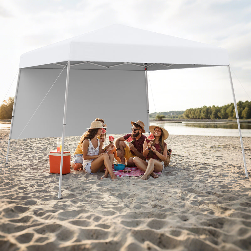 Load image into Gallery viewer, Goplus 8 X 8 FT Pop up Canopy Tent with 1 Sidewall